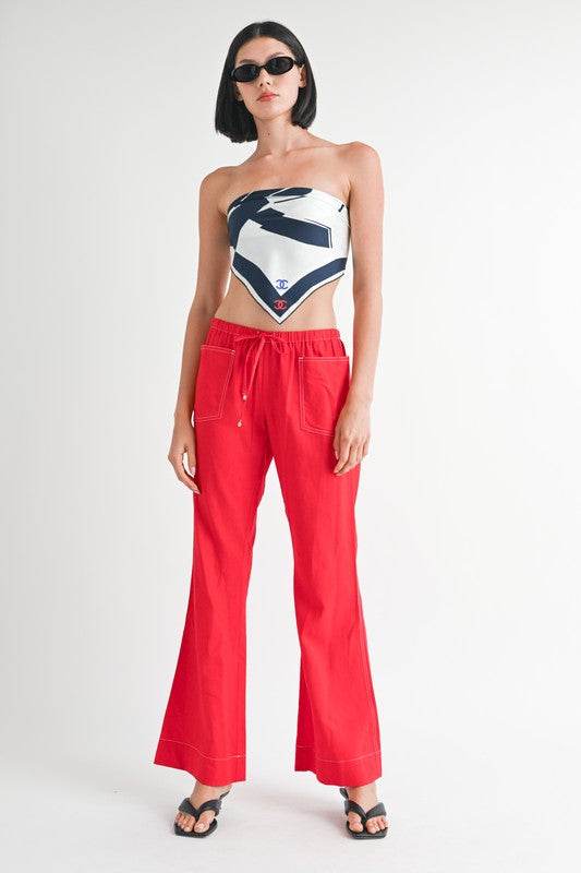LINEN BOW TIE PANTS - Shop Style & More | Fresh Looks, Everyday Deals & Free Shipping