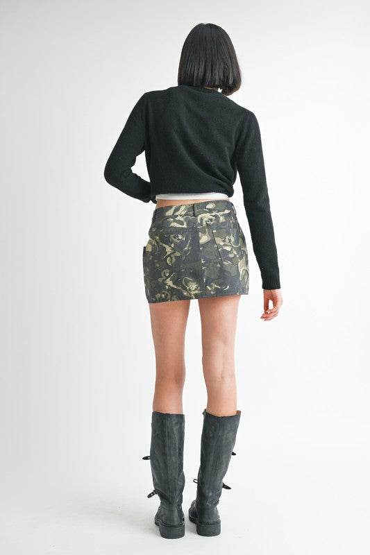 WRAPPED MINI SKIRT WITH BUTTON - Shop Style & More | Fresh Looks, Everyday Deals & Free Shipping