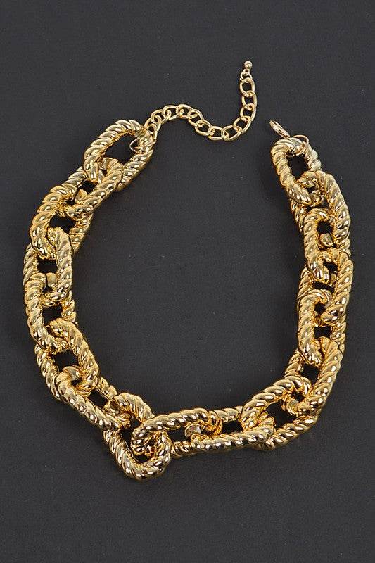 Texture Chain Link Necklace - Shop Style & More | Fresh Looks, Everyday Deals & Free Shipping