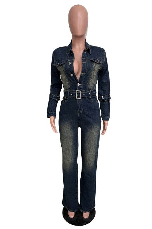 WOMEN FASHION DENIM JUMPSUIT - Shop Style & More | Fresh Looks, Everyday Deals & Free Shipping