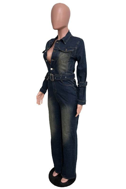 WOMEN FASHION DENIM JUMPSUIT - Shop Style & More | Fresh Looks, Everyday Deals & Free Shipping