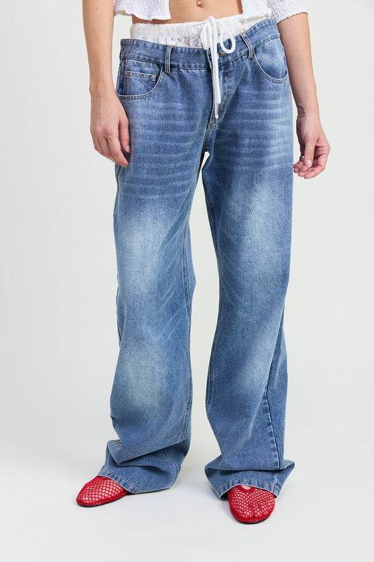LOW RISE DENIM JEAN - Shop Style & More | Fresh Looks, Everyday Deals & Free Shipping