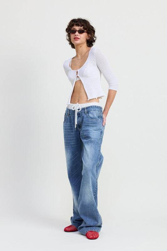 LOW RISE DENIM JEAN - Shop Style & More | Fresh Looks, Everyday Deals & Free Shipping