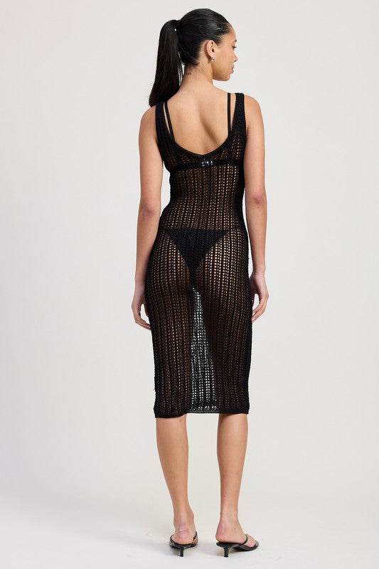 MAXI CROCHET METALIC BEADED DRESS - Shop Style & More | Fresh Looks, Everyday Deals & Free Shipping