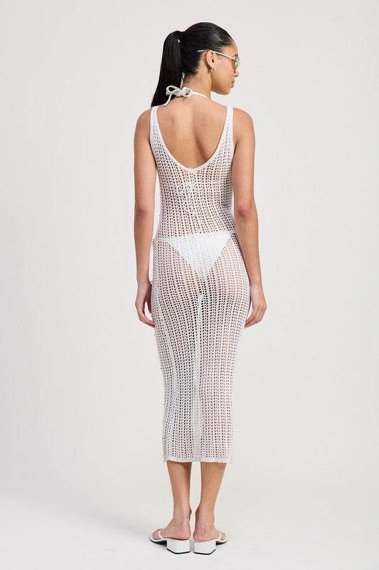 MAXI CROCHET METALIC BEADED DRESS - Shop Style & More | Fresh Looks, Everyday Deals & Free Shipping