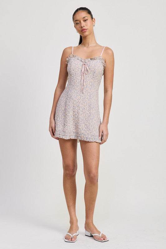 RUFFLE MINI FLORAL DRESS - Shop Style & More | Fresh Looks, Everyday Deals & Free Shipping
