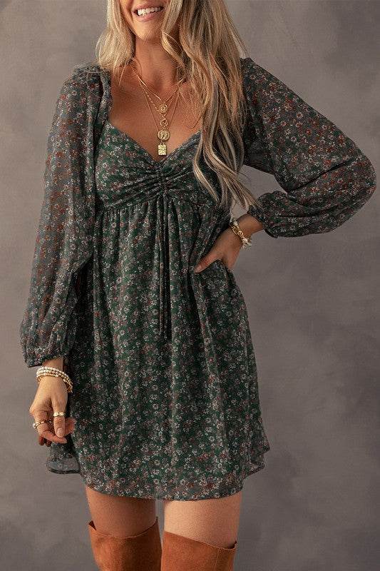 Women Sweetheart Neck Shirred Back Mini Dress - Shop Style & More | Fresh Looks, Everyday Deals & Free Shipping