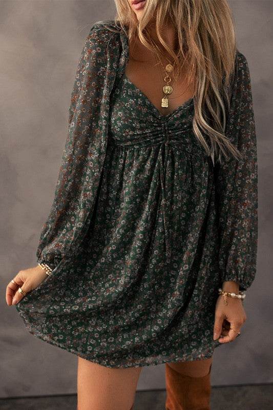 Women Sweetheart Neck Shirred Back Mini Dress - Shop Style & More | Fresh Looks, Everyday Deals & Free Shipping