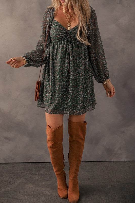 Women Sweetheart Neck Shirred Back Mini Dress - Shop Style & More | Fresh Looks, Everyday Deals & Free Shipping