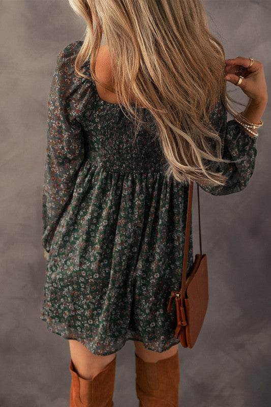 Women Sweetheart Neck Shirred Back Mini Dress - Shop Style & More | Fresh Looks, Everyday Deals & Free Shipping