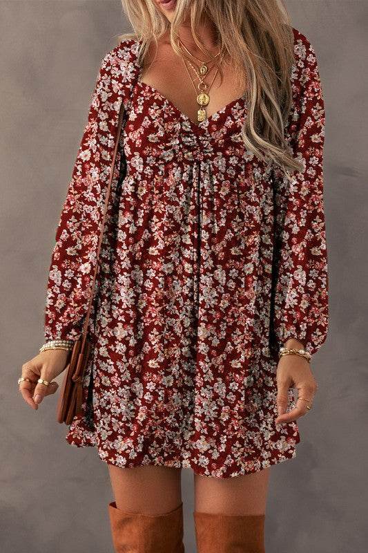 Women Sweetheart Neck Shirred Back Mini Dress - Shop Style & More | Fresh Looks, Everyday Deals & Free Shipping