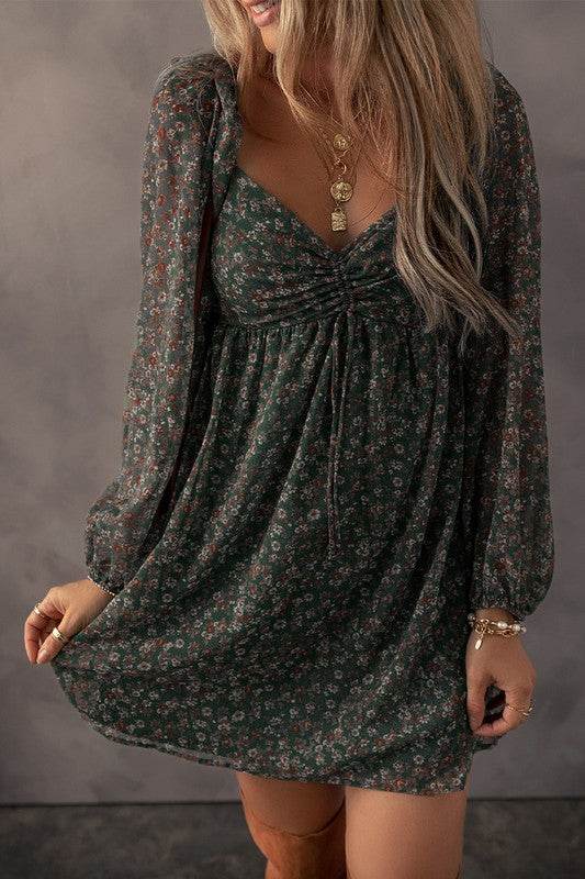 Women Sweetheart Neck Shirred Back Mini Dress - Shop Style & More | Fresh Looks, Everyday Deals & Free Shipping