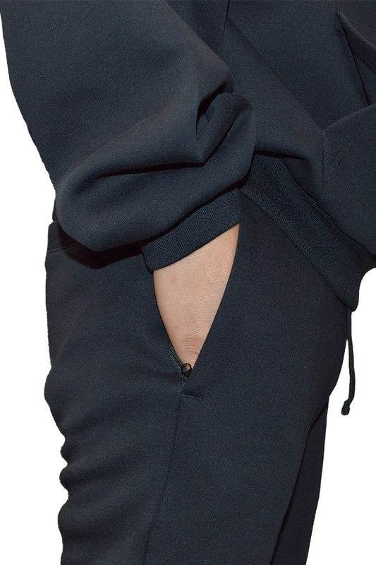 Mens Solid Fleece Flare Stacked PANTS - Shop Style & More | Fresh Looks, Everyday Deals & Free Shipping