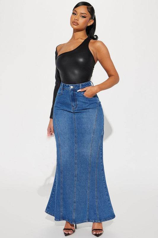WOMEN FASHION DENIM MAXI SKIRTS - Shop Style & More | Fresh Looks, Everyday Deals & Free Shipping