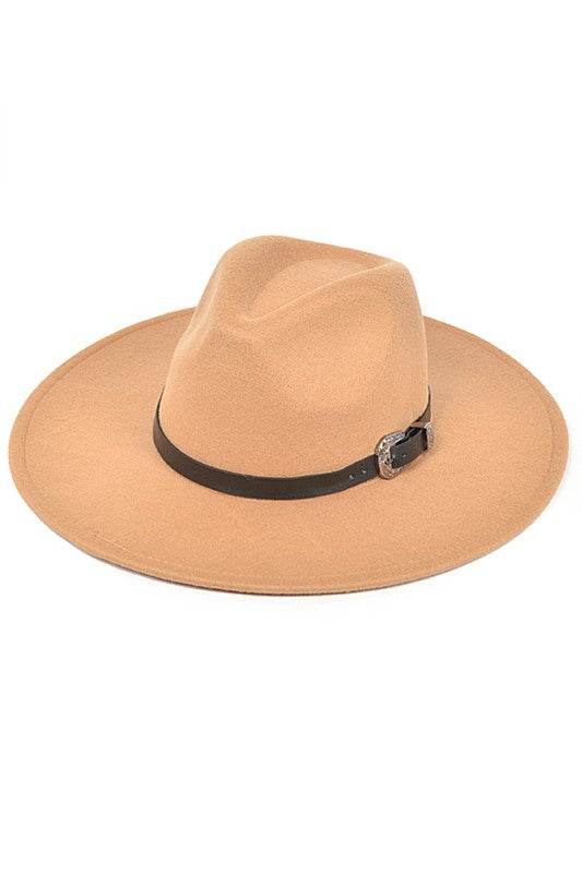 Western Belted Felt Fedora - Shop Style & More | Fresh Looks, Everyday Deals & Free Shipping
