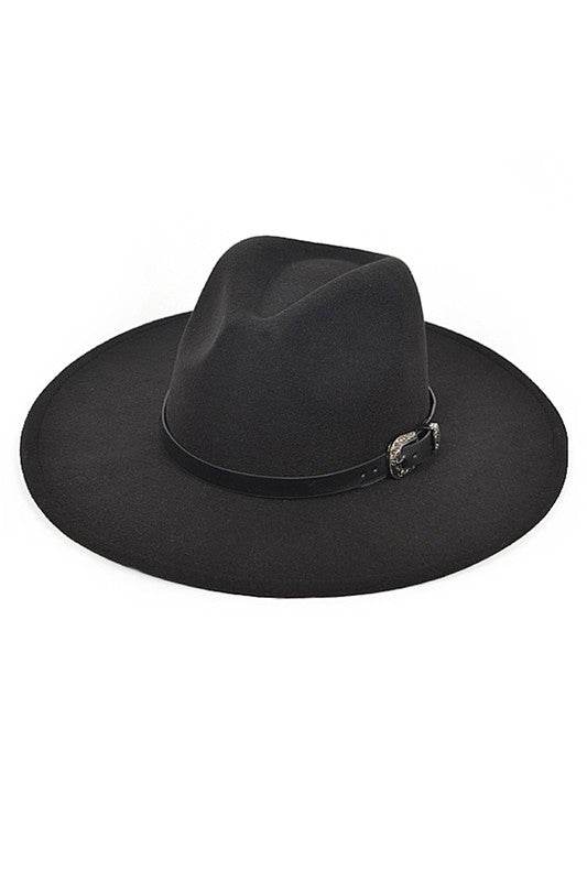 Western Belted Felt Fedora - Shop Style & More | Fresh Looks, Everyday Deals & Free Shipping