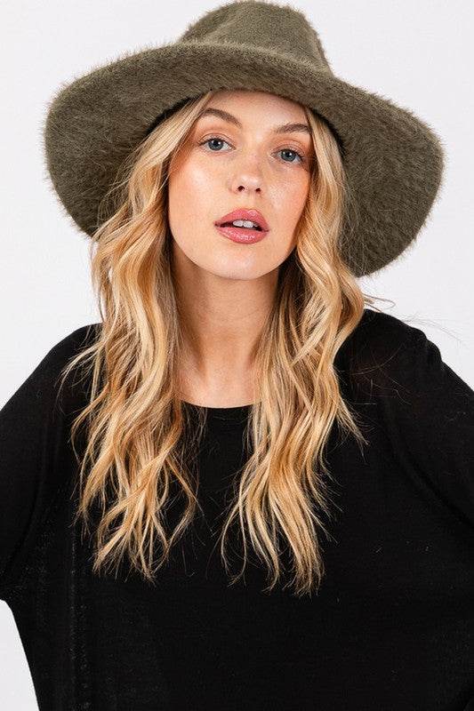 Fuzzy Winter Fedora Hat - Shop Style & More | Fresh Looks, Everyday Deals & Free Shipping