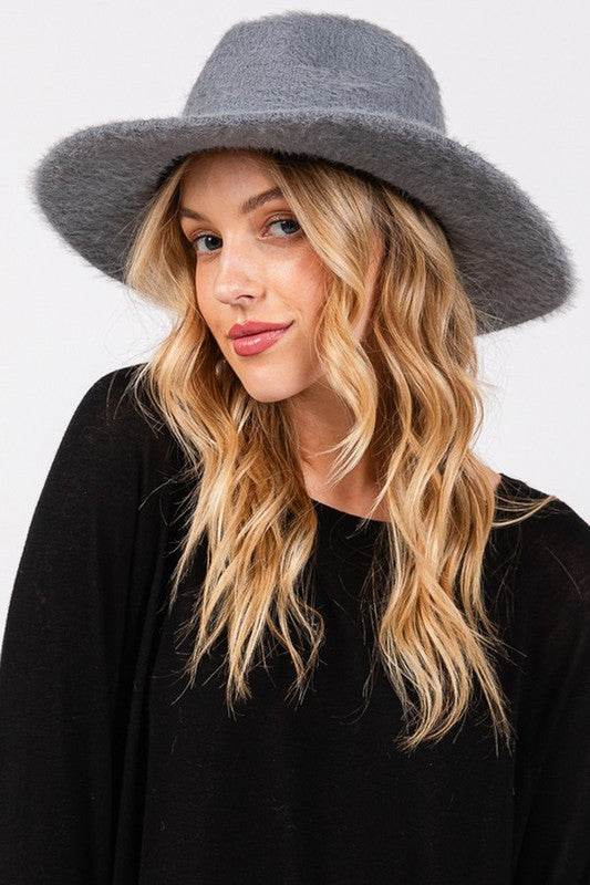 Fuzzy Winter Fedora Hat - Shop Style & More | Fresh Looks, Everyday Deals & Free Shipping