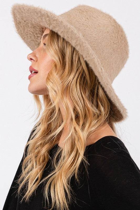 Fuzzy Winter Fedora Hat - Shop Style & More | Fresh Looks, Everyday Deals & Free Shipping