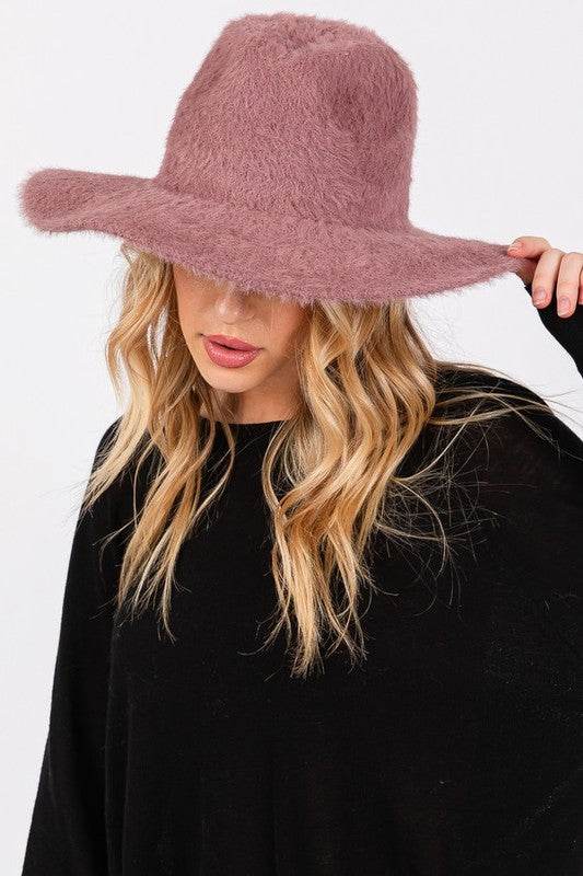 Fuzzy Winter Fedora Hat - Shop Style & More | Fresh Looks, Everyday Deals & Free Shipping