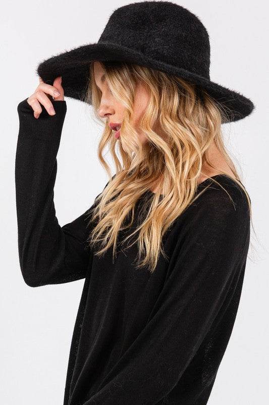 Fuzzy Winter Fedora Hat - Shop Style & More | Fresh Looks, Everyday Deals & Free Shipping
