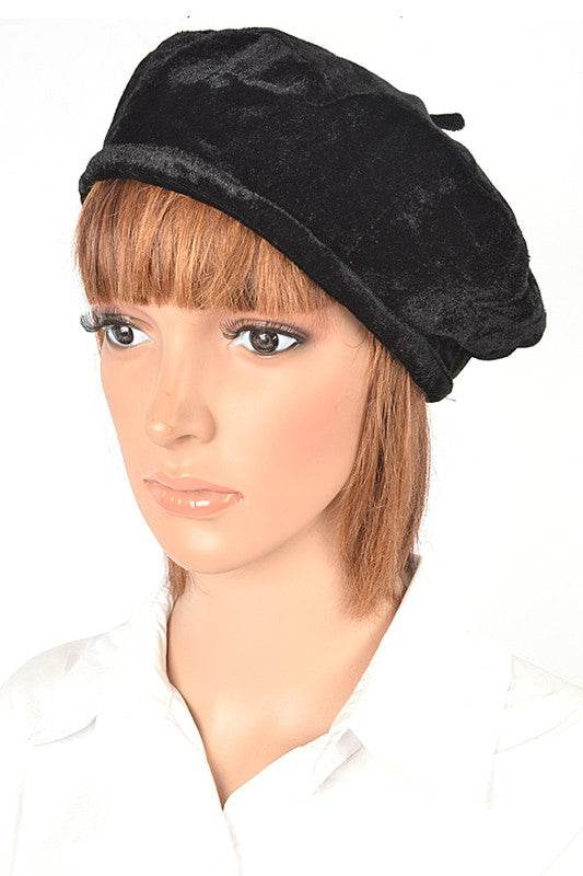 Velour Fashion Beret - Shop Style & More | Fresh Looks, Everyday Deals & Free Shipping