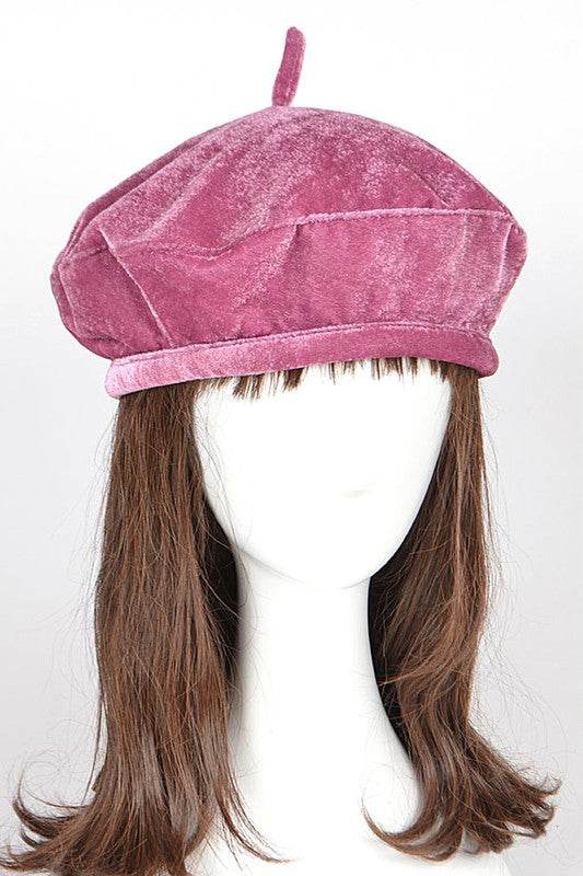 Velour Fashion Beret - Shop Style & More | Fresh Looks, Everyday Deals & Free Shipping
