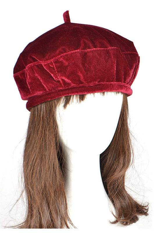 Velour Fashion Beret - Shop Style & More | Fresh Looks, Everyday Deals & Free Shipping