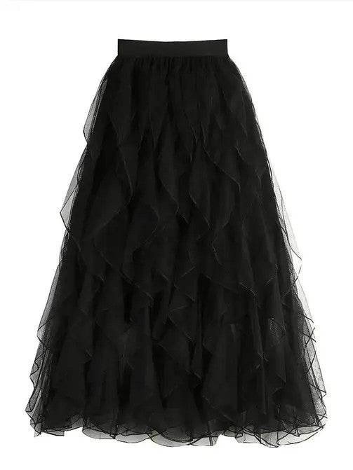 Ruffle midi skirt - Shop Style & More | Fresh Looks, Everyday Deals & Free Shipping