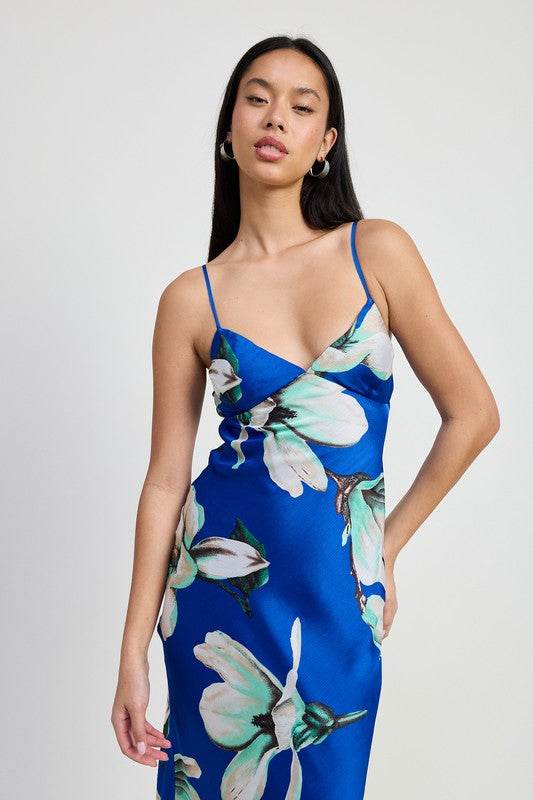 FLORAL BIAS MAXI DRESS - Shop Style & More | Fresh Looks, Everyday Deals & Free Shipping