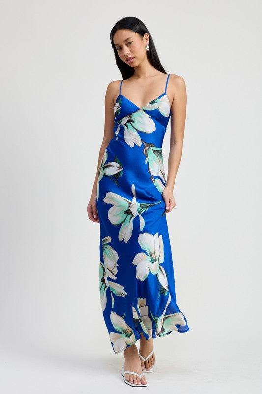FLORAL BIAS MAXI DRESS - Shop Style & More | Fresh Looks, Everyday Deals & Free Shipping