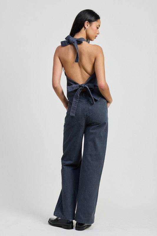 FOLDED FITTED DENIM PANTS - Shop Style & More | Fresh Looks, Everyday Deals & Free Shipping