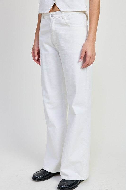 FOLDED FITTED DENIM PANTS - Shop Style & More | Fresh Looks, Everyday Deals & Free Shipping