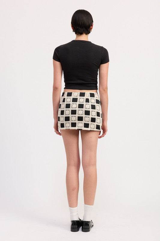 MINI JACQUARD SKIRT - Shop Style & More | Fresh Looks, Everyday Deals & Free Shipping