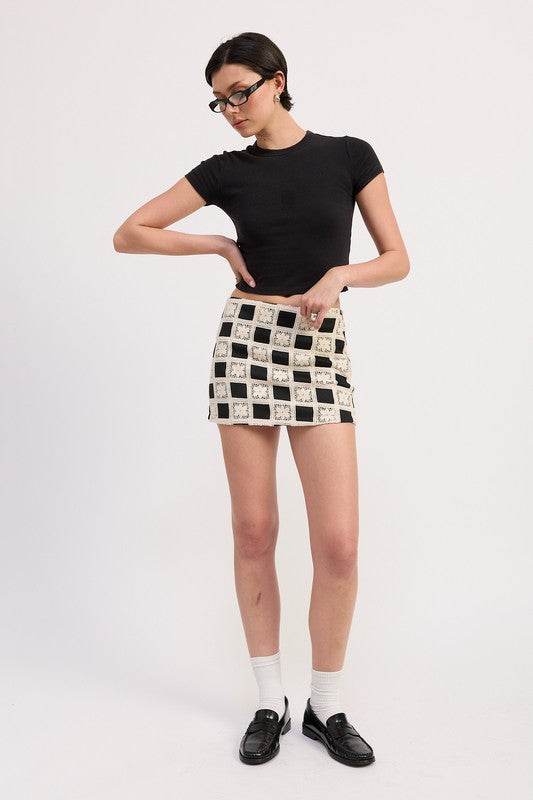 MINI JACQUARD SKIRT - Shop Style & More | Fresh Looks, Everyday Deals & Free Shipping