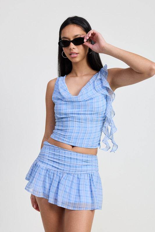 MINI RUCHED SKIRT - Shop Style & More | Fresh Looks, Everyday Deals & Free Shipping