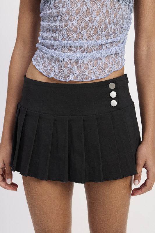 PLEATED MINI SKORT - Shop Style & More | Fresh Looks, Everyday Deals & Free Shipping