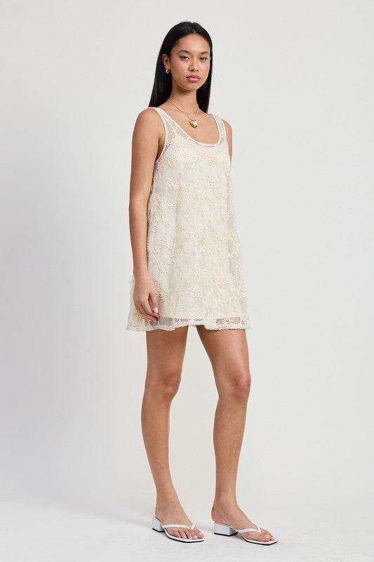 MINI FLORAL CROCHET DRESS - Shop Style & More | Fresh Looks, Everyday Deals & Free Shipping