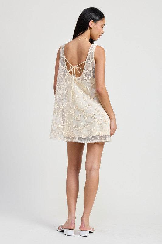 MINI FLORAL CROCHET DRESS - Shop Style & More | Fresh Looks, Everyday Deals & Free Shipping