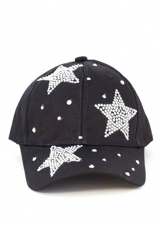 Stars Crystal Embellished Fashion Denim Cap - Shop Style & More | Fresh Looks, Everyday Deals & Free Shipping