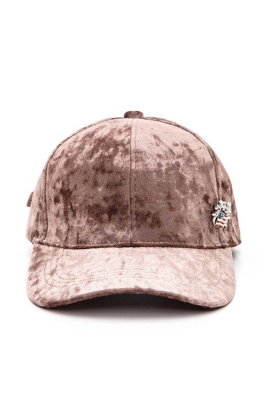 American Flag Angel Pin Tag Velour Cap - Shop Style & More | Fresh Looks, Everyday Deals & Free Shipping