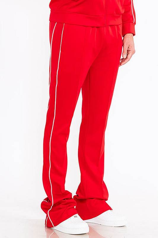 Mens Side Pipe Stacked Flare Pants - Shop Style & More | Fresh Looks, Everyday Deals & Free Shipping