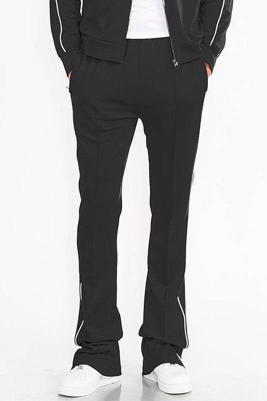 Mens Side Pipe Stacked Flare Pants - Shop Style & More | Fresh Looks, Everyday Deals & Free Shipping