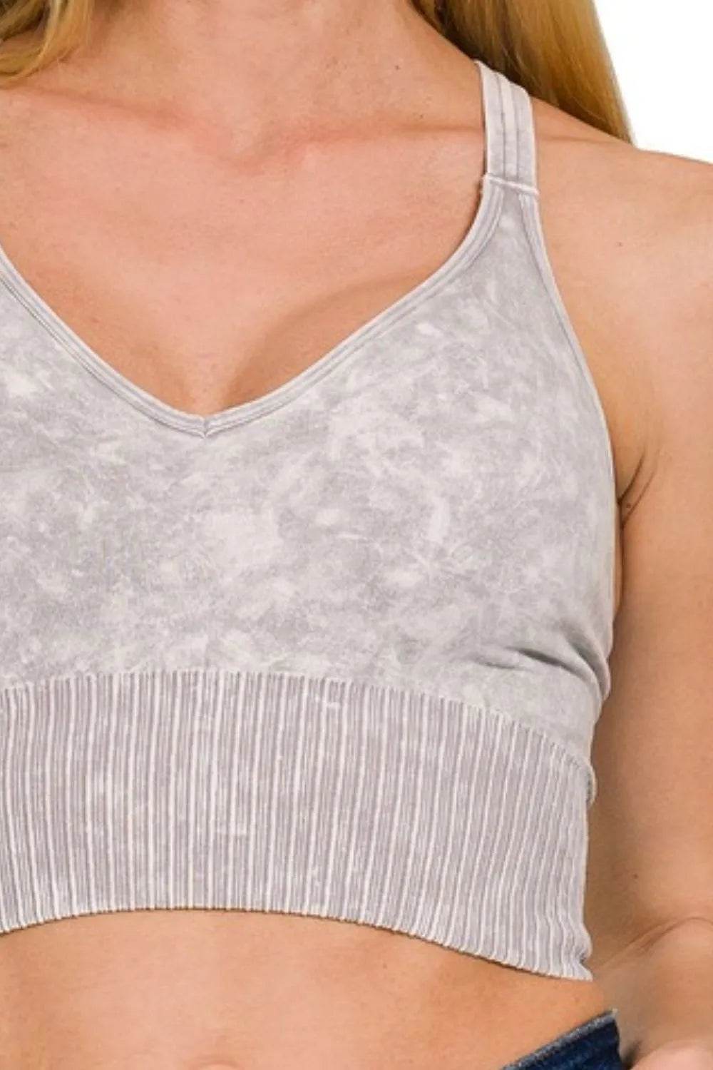 Zenana Washed Crisscross Strap Back Seamless Tank Top - Shop Style & More | Fresh Looks, Everyday Deals & Free Shipping