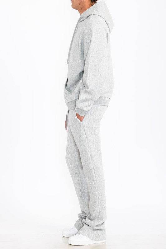 Mens Solid Fleece Flare Stacked SET - Shop Style & More | Fresh Looks, Everyday Deals & Free Shipping