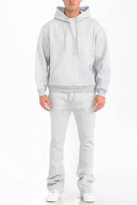 Mens Solid Fleece Flare Stacked SET - Shop Style & More | Fresh Looks, Everyday Deals & Free Shipping