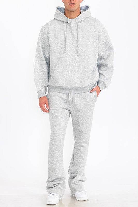 Mens Solid Fleece Flare Stacked SET - Shop Style & More | Fresh Looks, Everyday Deals & Free Shipping