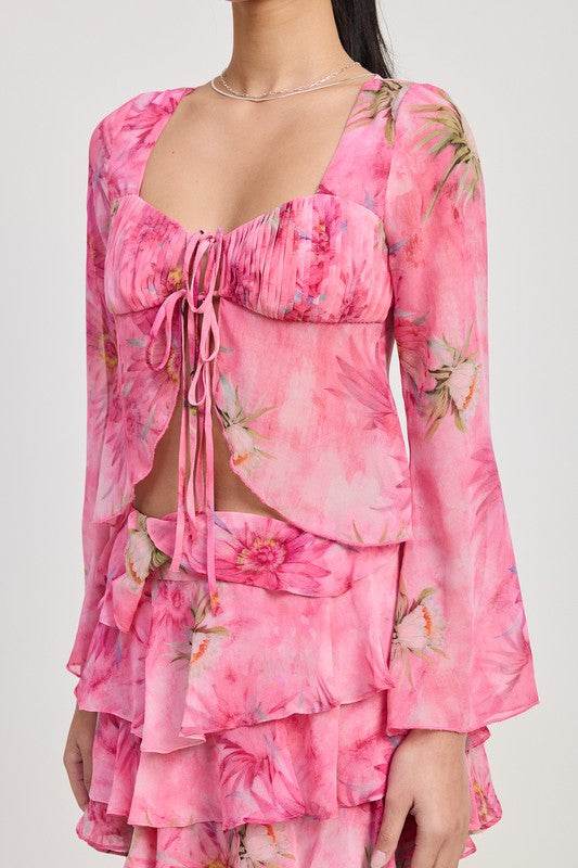 LONG SLEEVE FLARED TOP - Shop Style & More | Fresh Looks, Everyday Deals & Free Shipping