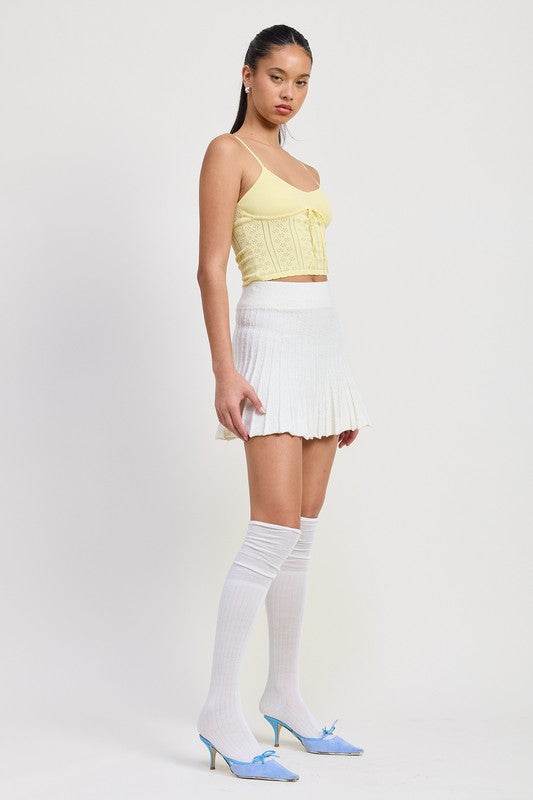 PLEATED MINI SKIRT - Shop Style & More | Fresh Looks, Everyday Deals & Free Shipping