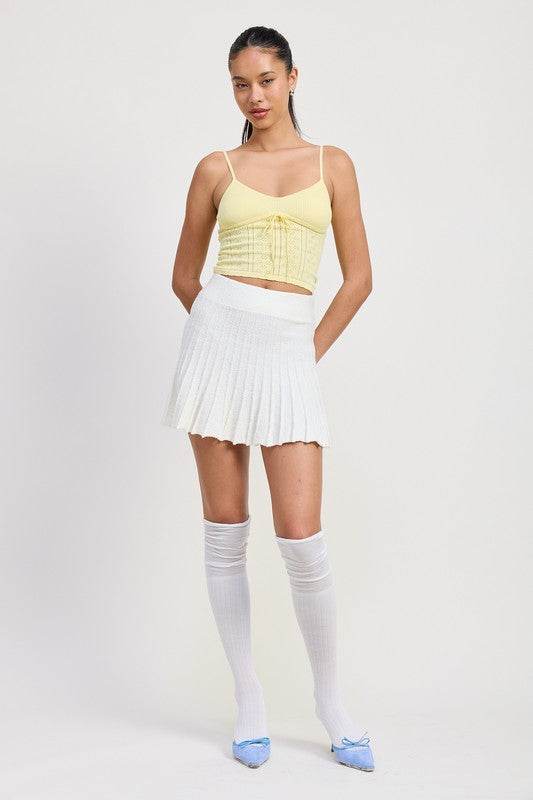 PLEATED MINI SKIRT - Shop Style & More | Fresh Looks, Everyday Deals & Free Shipping